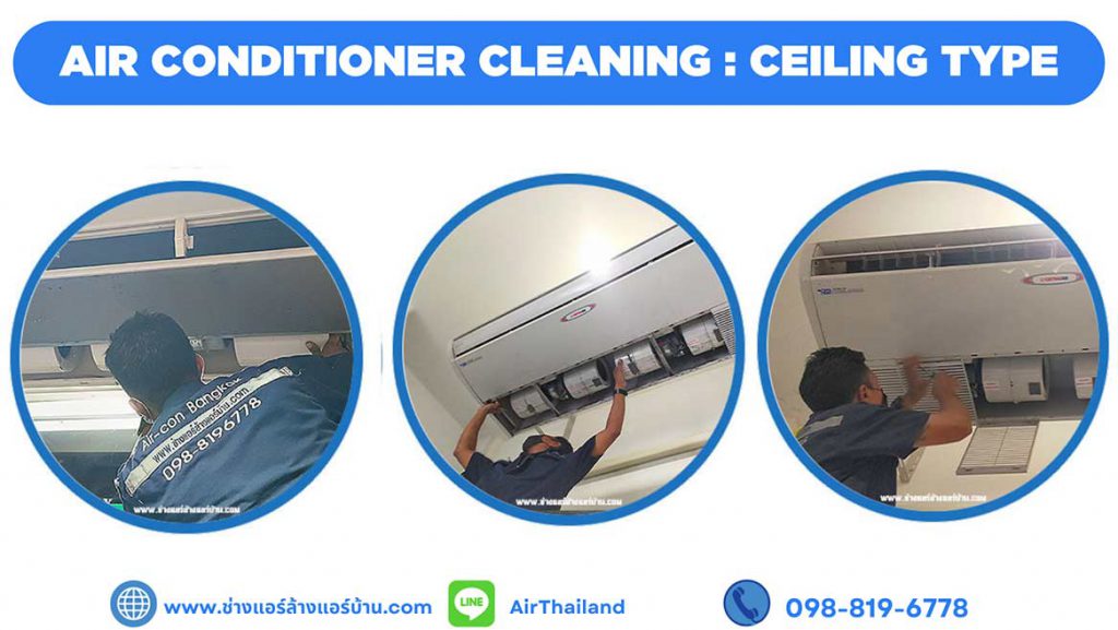 Floor Ceiling Type Air Conditioner Cleaning Service Bangkok Premium Air conditioning cleaning service in Bangkok 