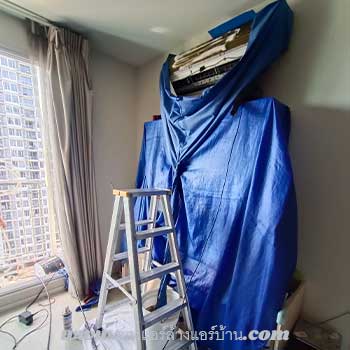 ล้างแอร์ เทอดไท ตลาดพลู ซ่อมแอร์ ช่างแอร์ ล้างแอร์บ้าน ใกล้ฉัน - Air Conditioning Service Therdthai Talad plu Bangkok - Air conditioner technician make appointment in Bangkok